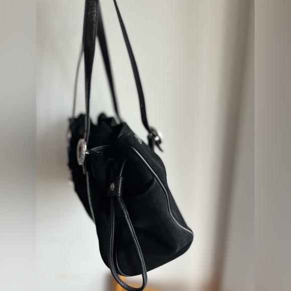 Vintage Brighton Suede Black Cinclaire Shoulder Bag - Picture 9 of 16